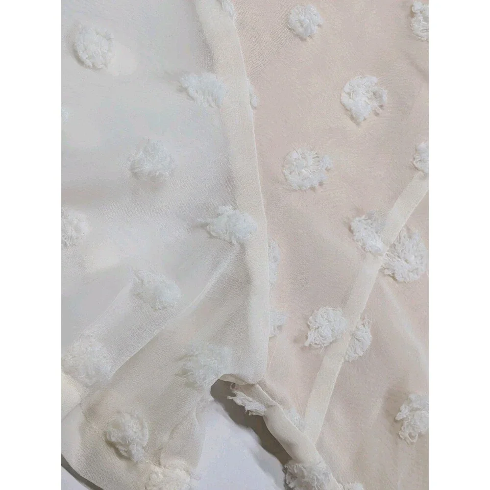 MIHOLL Dusty Pink & Ivory/Cream Swiss Dot Shift Dress XXL (2 dresses) - Picture 10 of 16